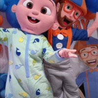 Party Animals Georgia Cocomellon and Blippi